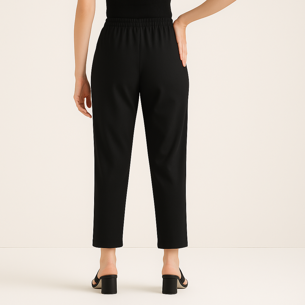 Black Cotton Pant