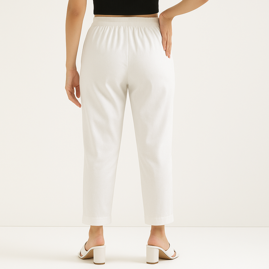 White Cotton Pant