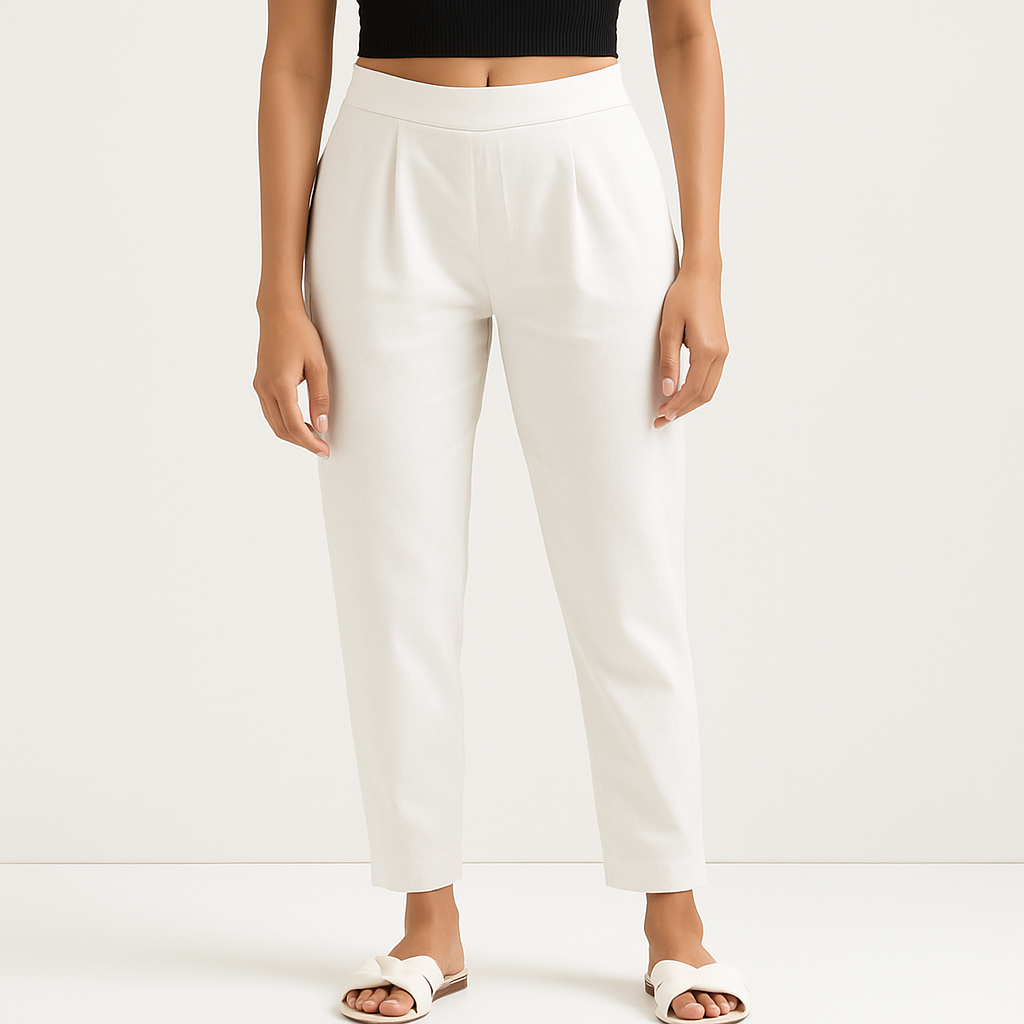 White Cotton Pant